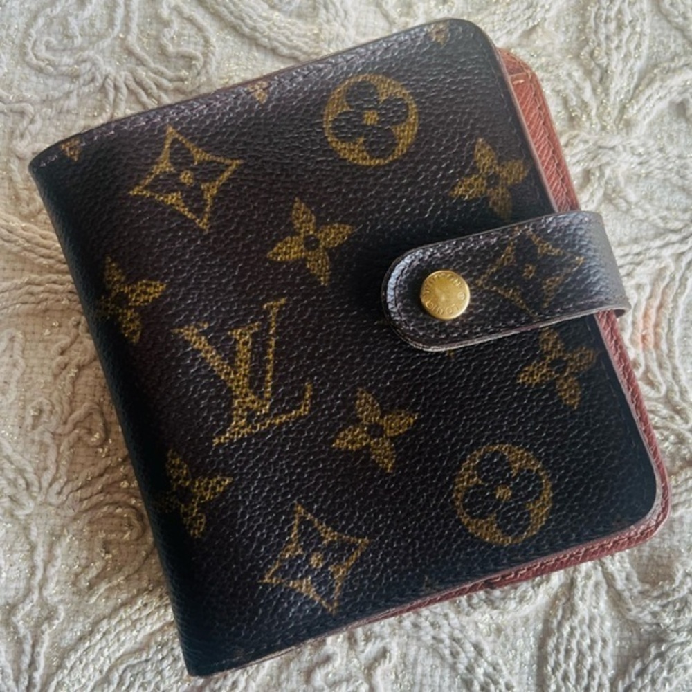 Louis Vuitton LV Monogram Zipper Zippy Wallet Vintage 2000 Zip Brown Gift